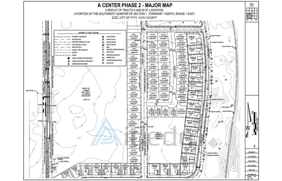 Major Plat for US Sample Project