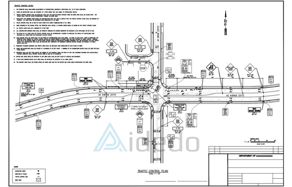 Traffic Control Plan for US Sample Project