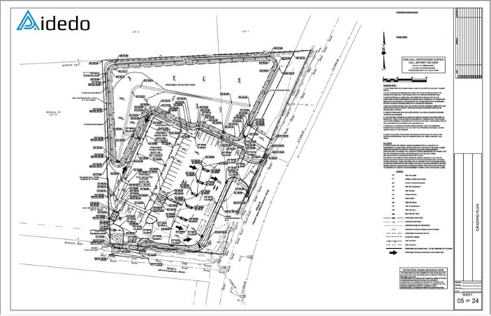 grading and drainage plan outsourcing service 04