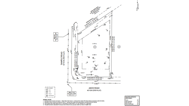 land survey drafting 10