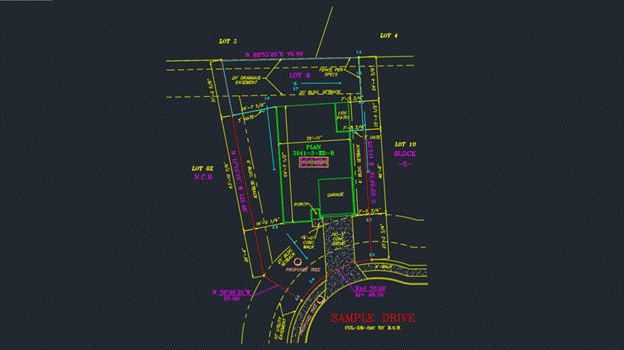 land survey drafting 5