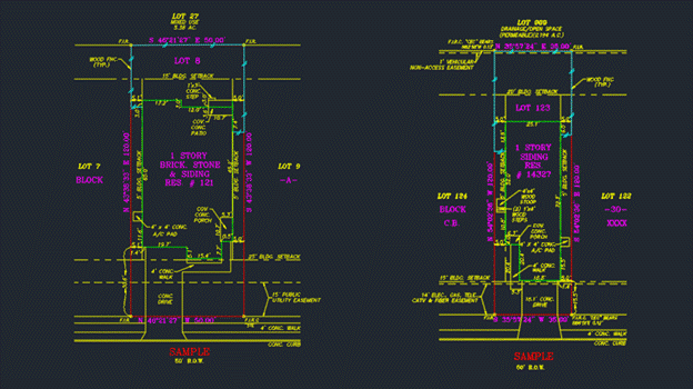 land survey drafting 7