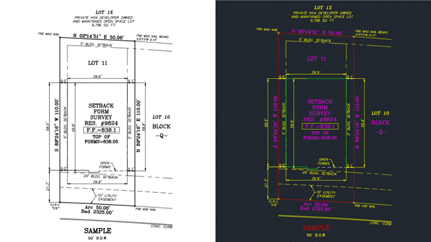 land survey drafting 8
