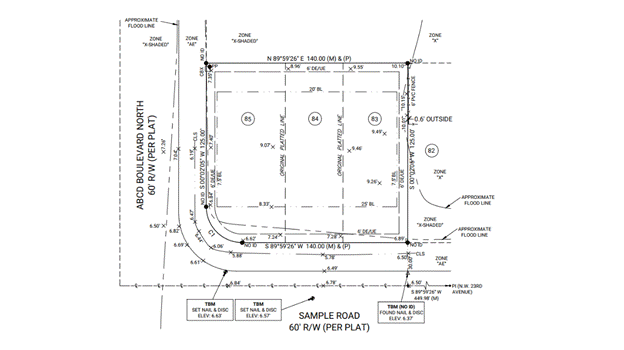 land survey drafting 9