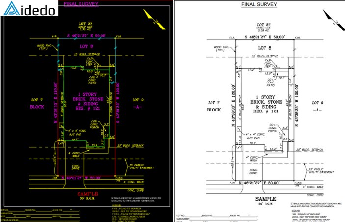 land survey drafting outsourcing services 01