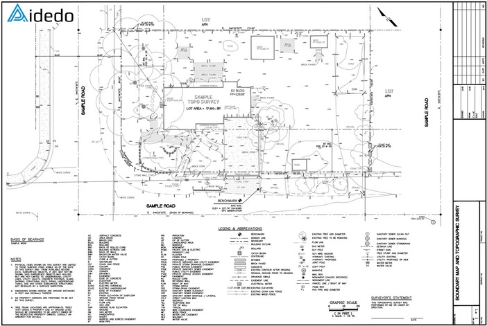 topographic survey drafting outsourcing service 03