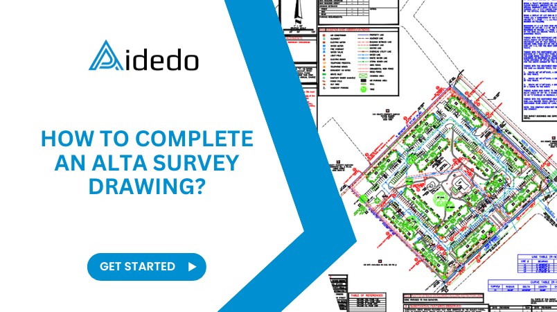 how to complete an alta survey drawing