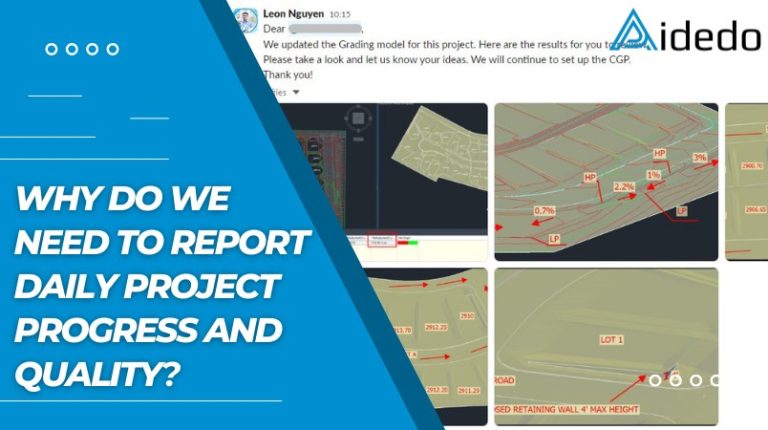 why do we need to report daily project progress and quality