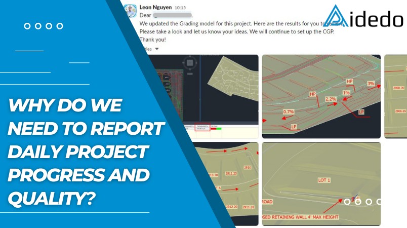 why do we need to report daily project progress and quality