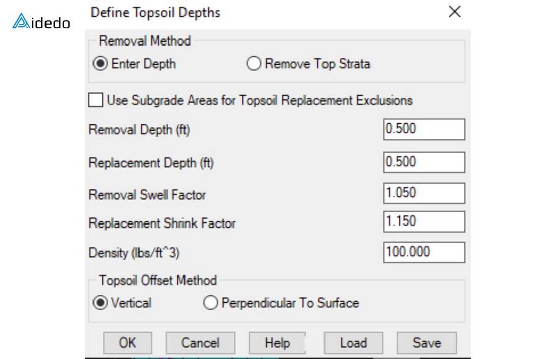 how to calculate grading takeoff using carlson software 05