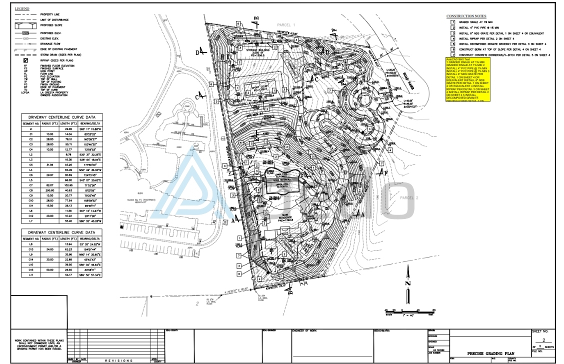 Residential Grading Plans