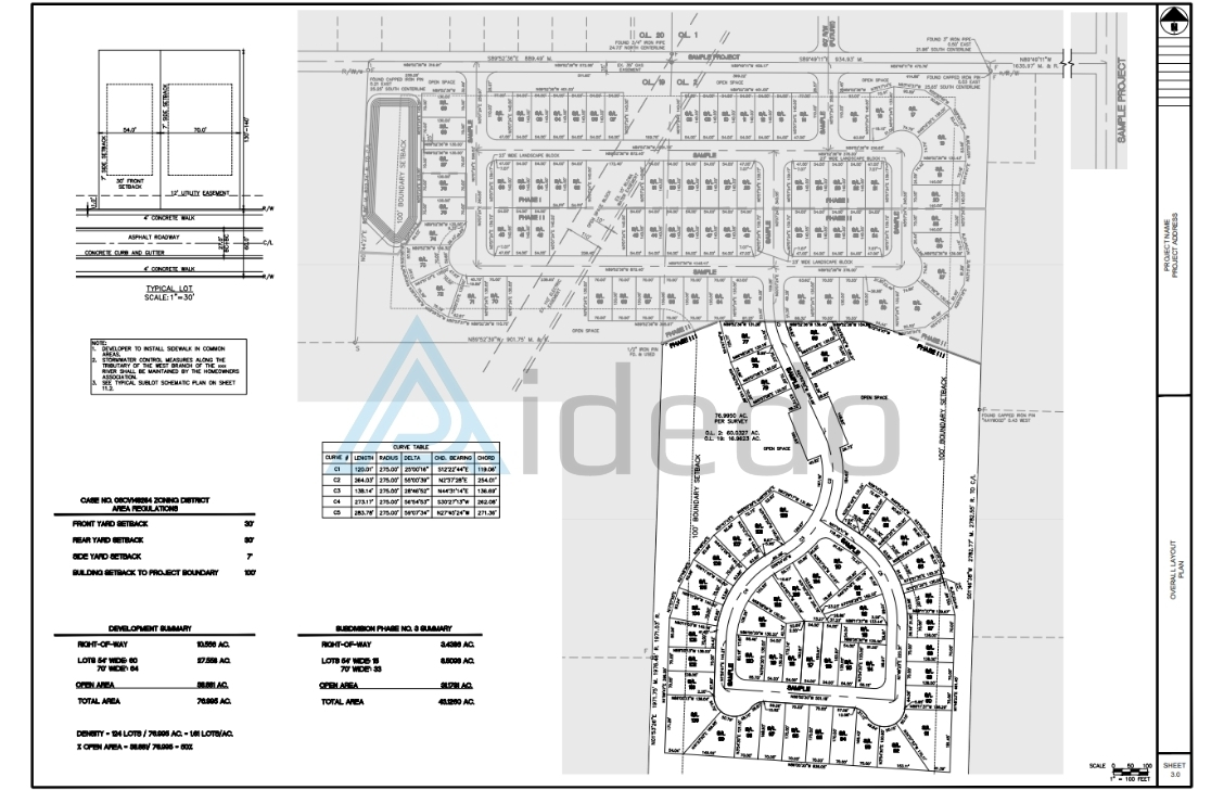 Subdivision Construction Plans Sample Subdivision Construction Plans Sample