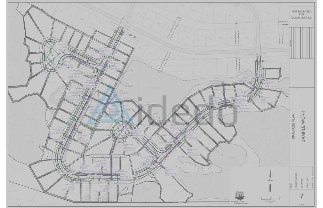 Subdivision Construction Plans Sample