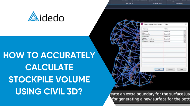 how to accurately calculate stockpile volume using civil 3d a step by step workflow