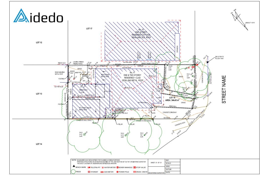 contour and detail survey drafting services 11