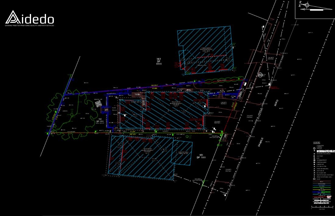 contour and detail survey drafting services 14