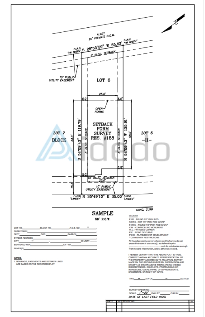 setback survey drafting service 01