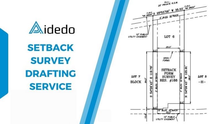 setback survey drafting service
