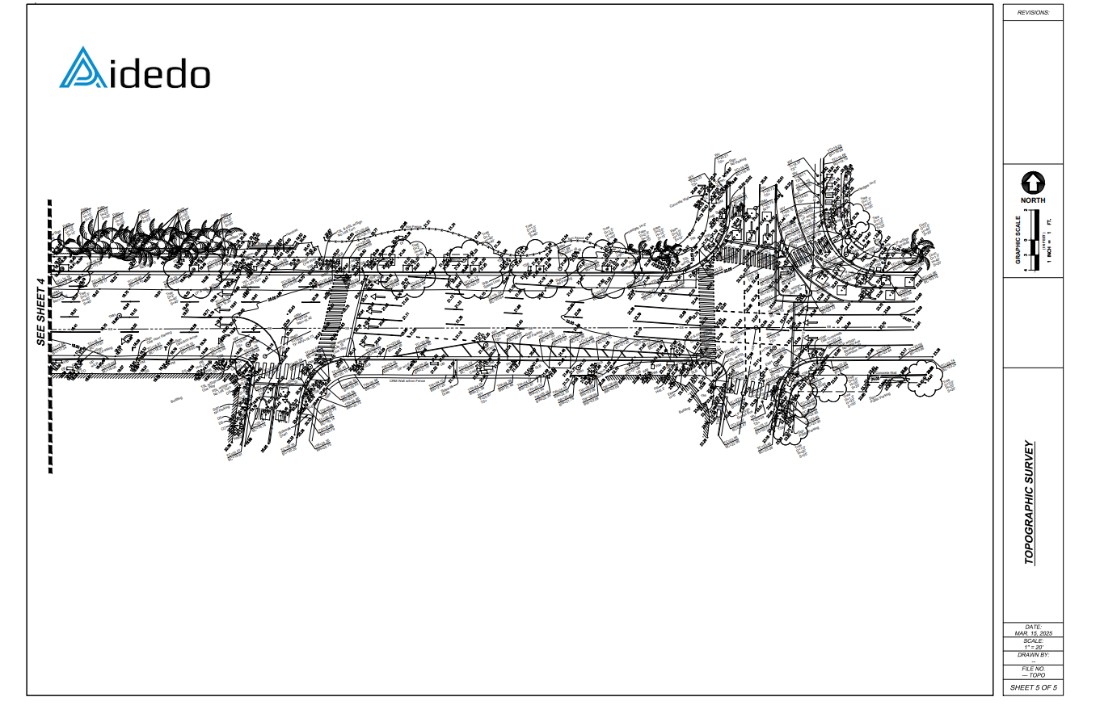 topographic survey drafting outsourcing service 11