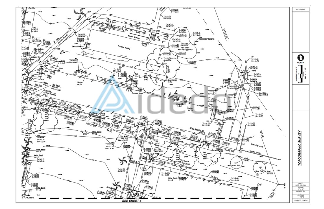 topographic survey drafting outsourcing service 15