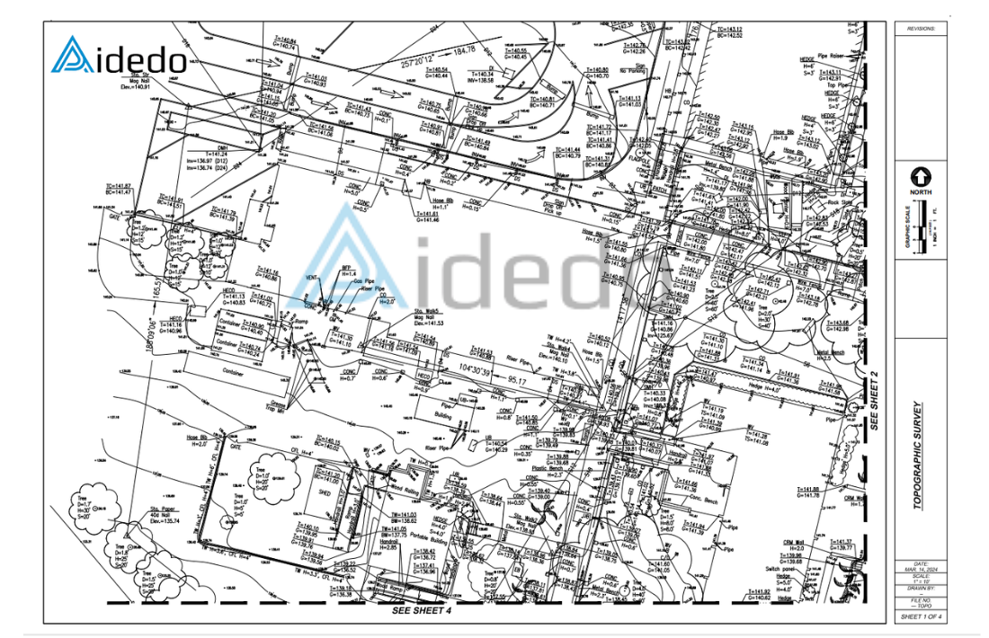 topographic survey outsourcing service 20