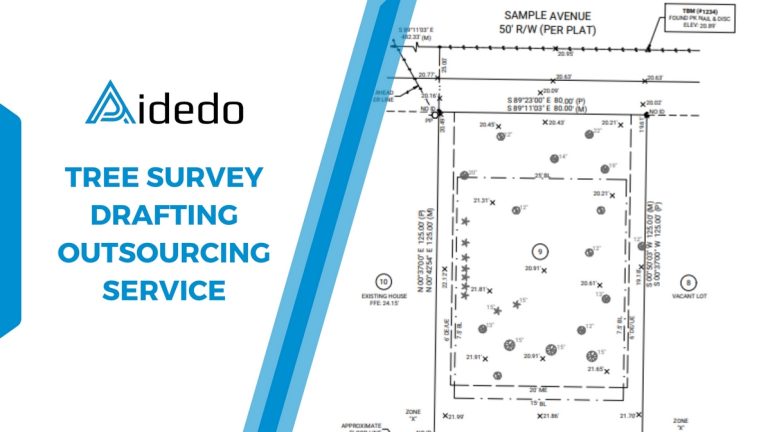tree survey drafting outsourcing service