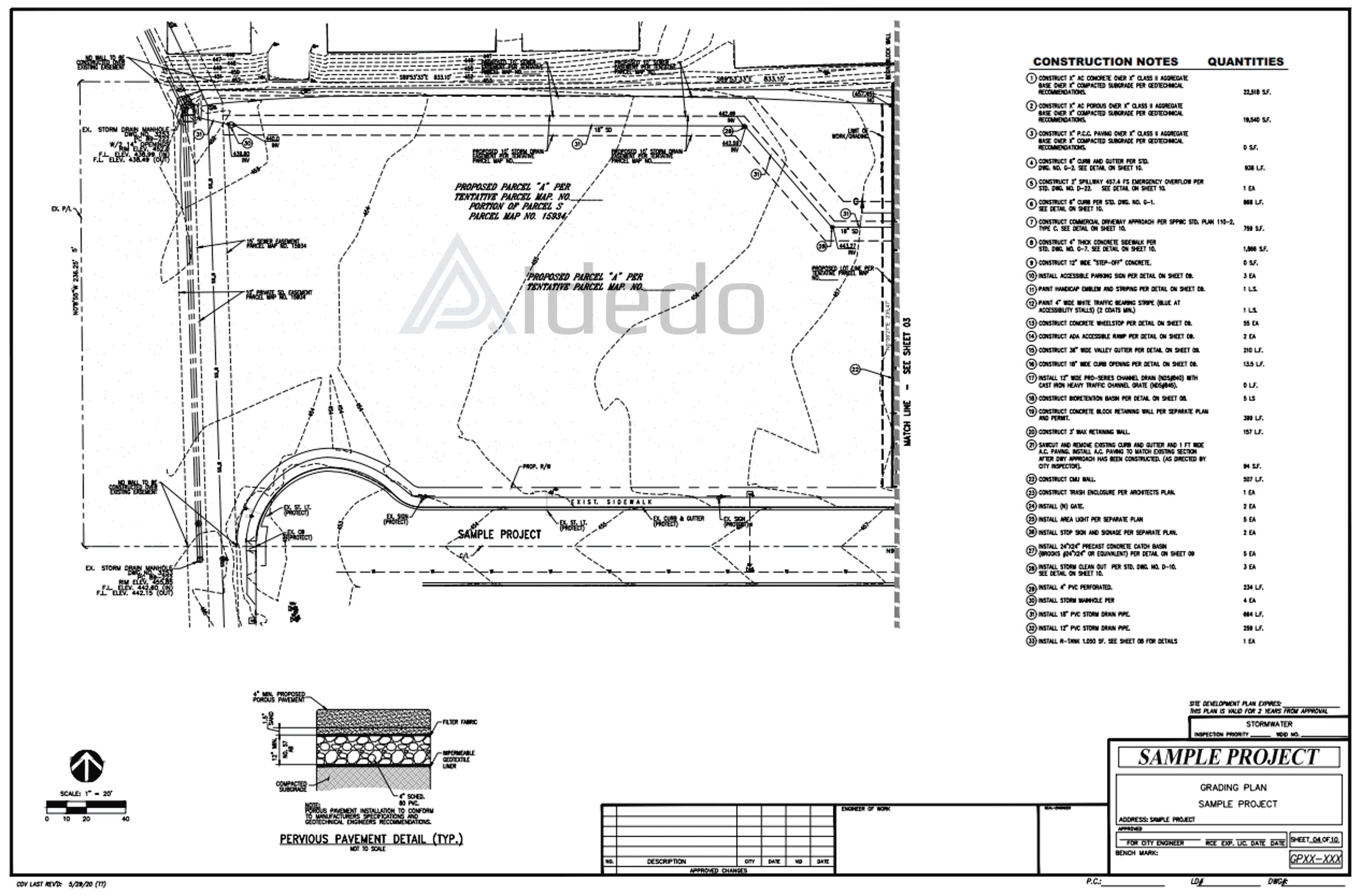 commercial plan sample 5