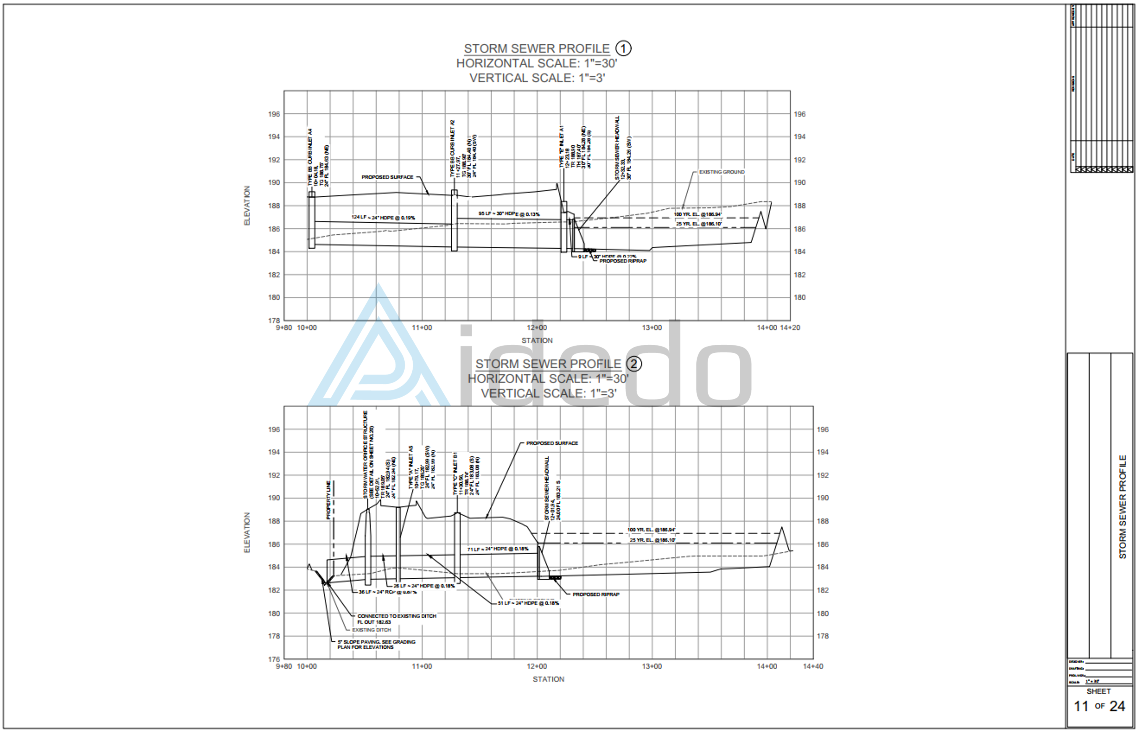 commercial plans samples 14