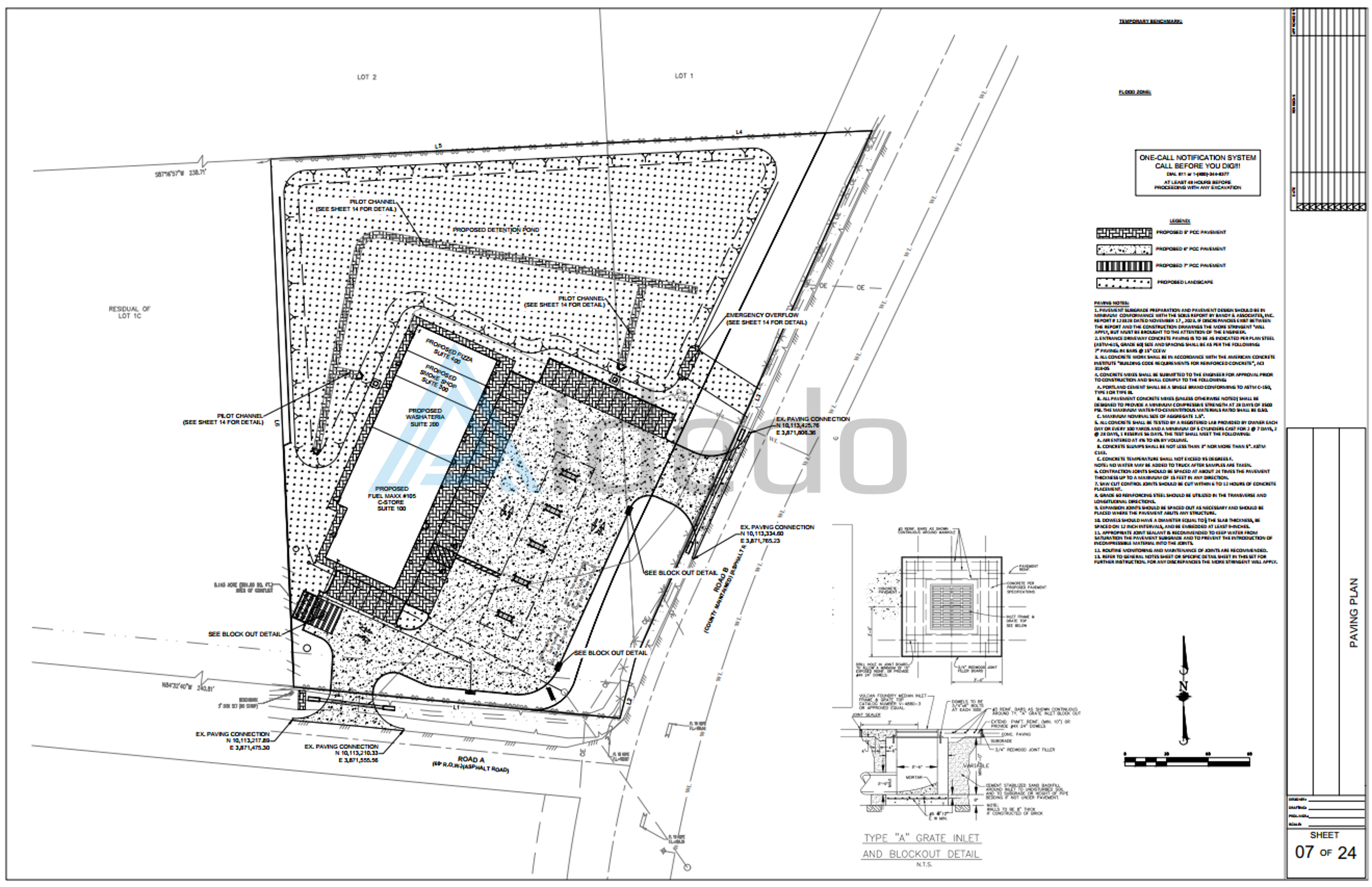 commercial plans samples 18