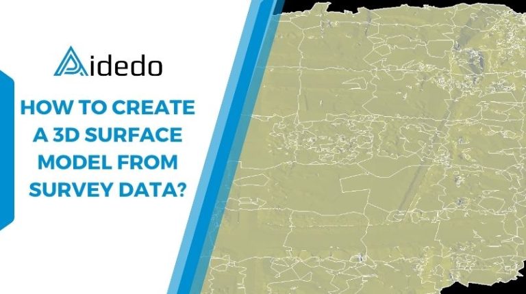how to create a 3d surface model from survey data