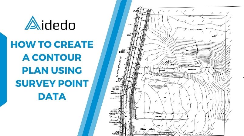 how to create a contour plan using survey point data