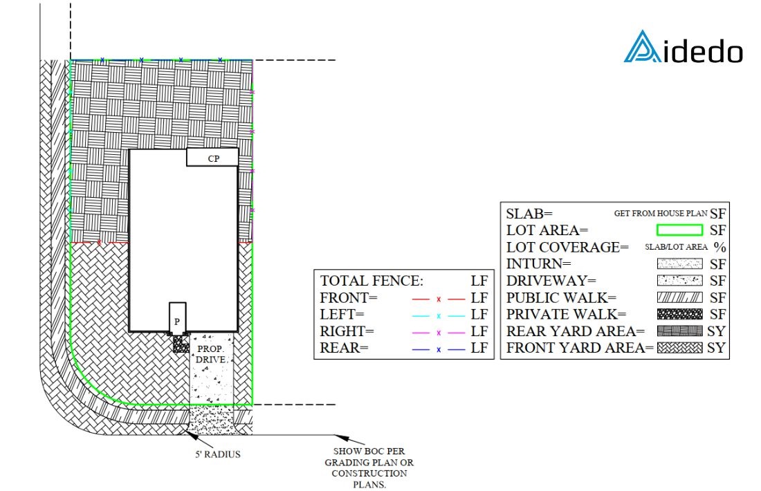 plot plan survey drafting service 01