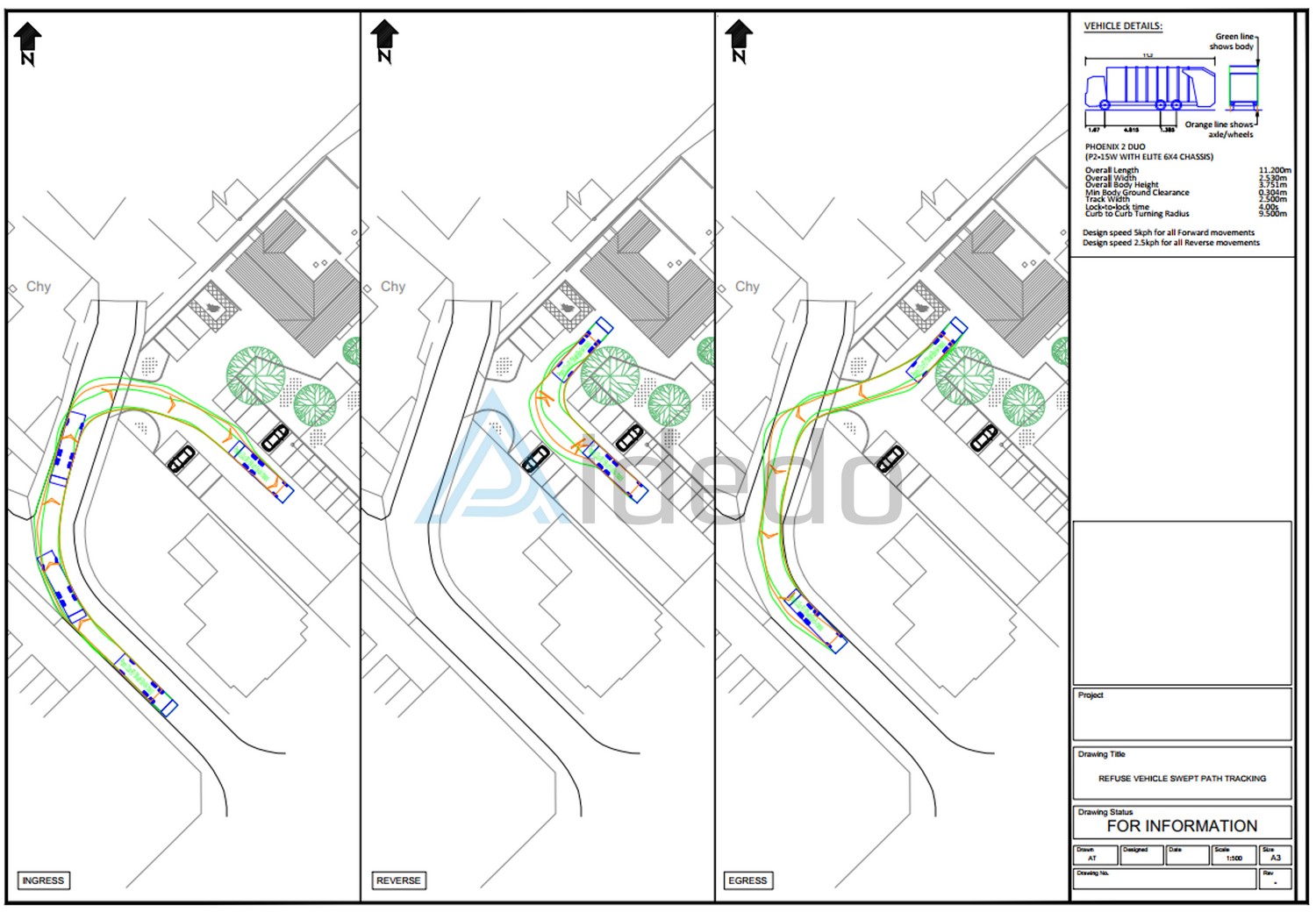 sample swept path tracking 1