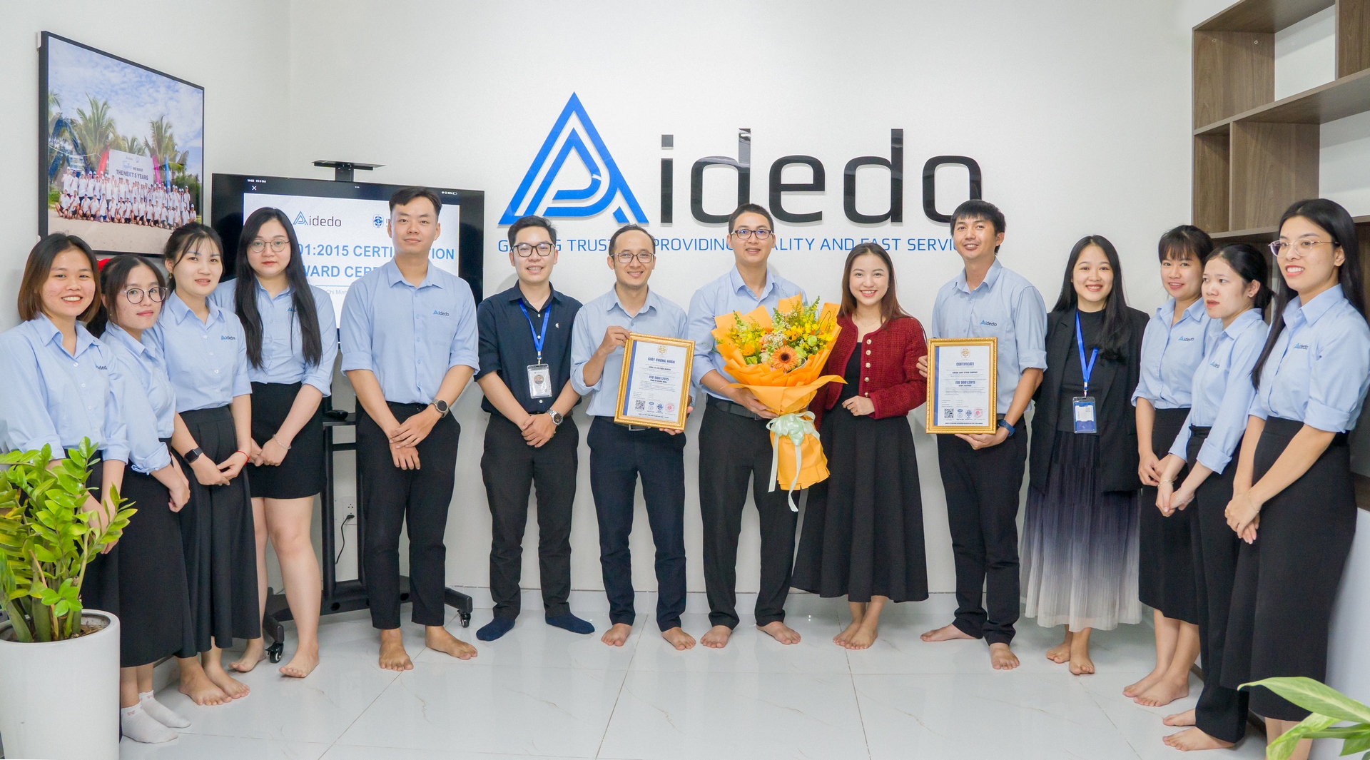 aidedo joint stock company is honored to achieve iso 90012015 certification for its quality management system 08
