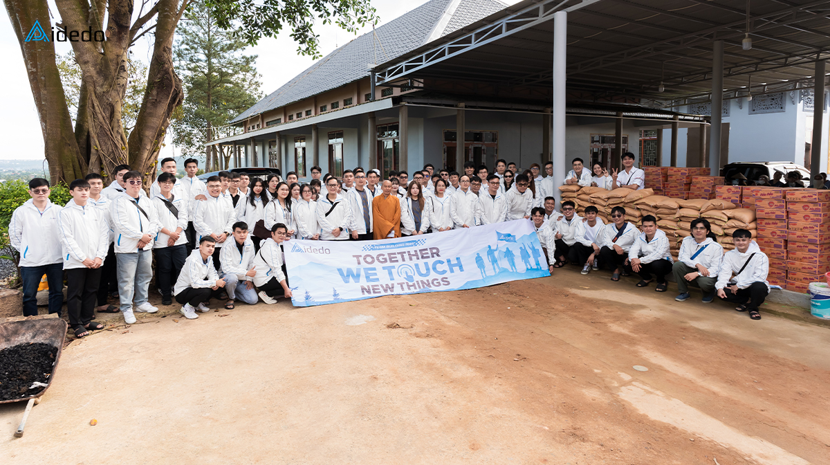 aidedo shares gifts to over 100 underprivileged households at bao tang pagoda on the occasion of its 6th anniversary